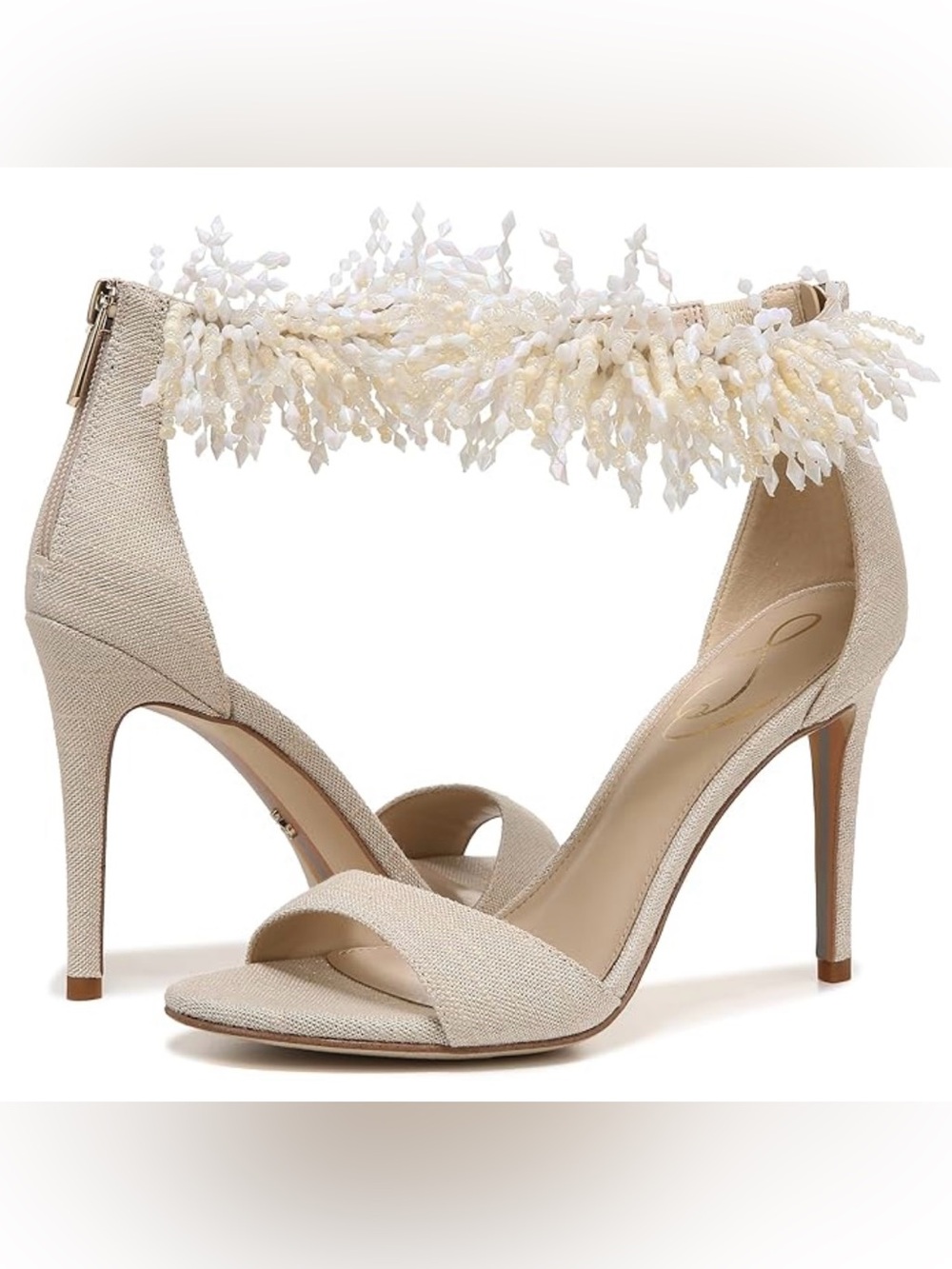 Sam Edelman The Gillie Sandal with ankle beads size 8
